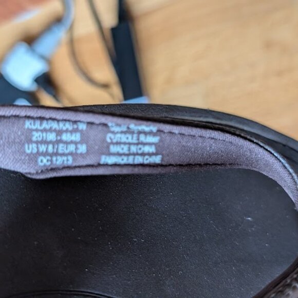 Kulapakai - W Brown Sandal Size 8 - Picture 3 of 3